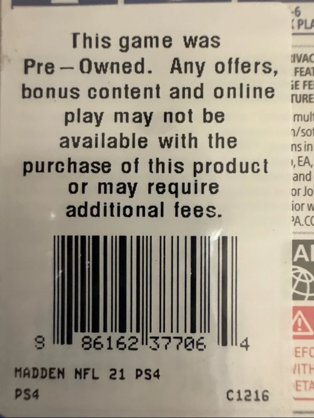 Madden NFL 21 PS4 Video Game